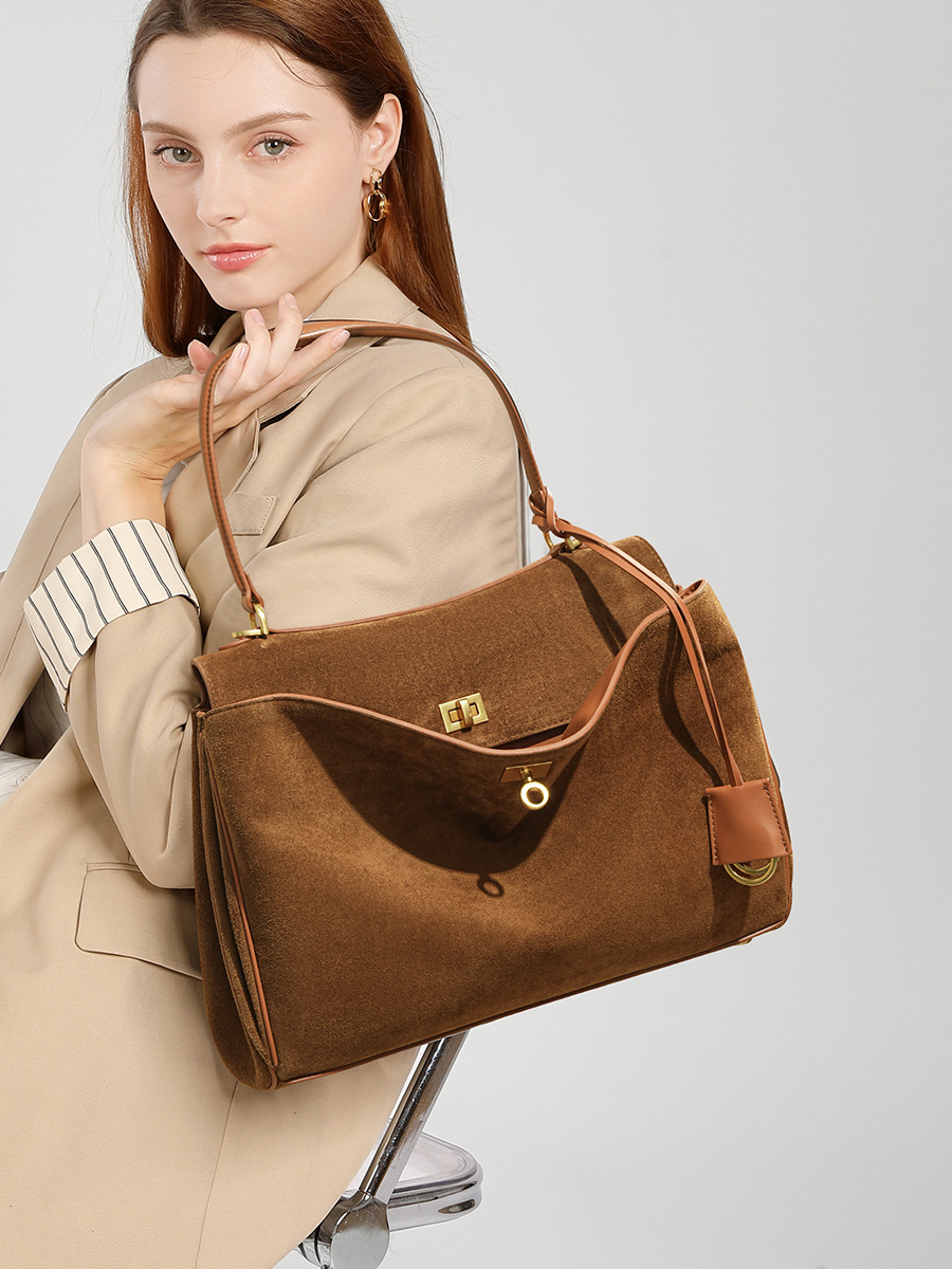 Autumn Winter Women's Suede Ge - Luxury Bags Tote 评论和价格