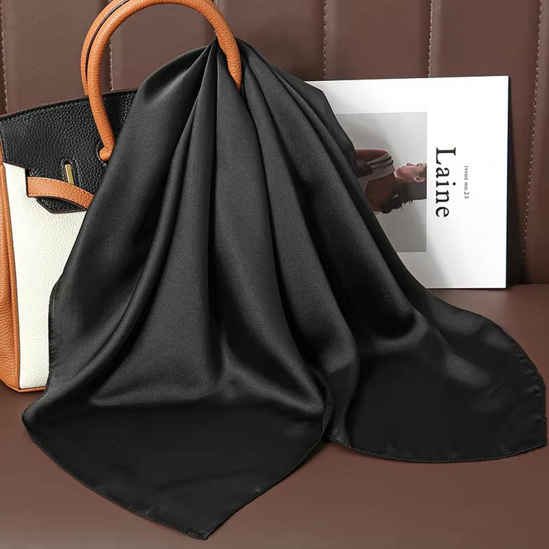 Luxury Solid Color Silk Square - Luxury Bags China 评论和价格