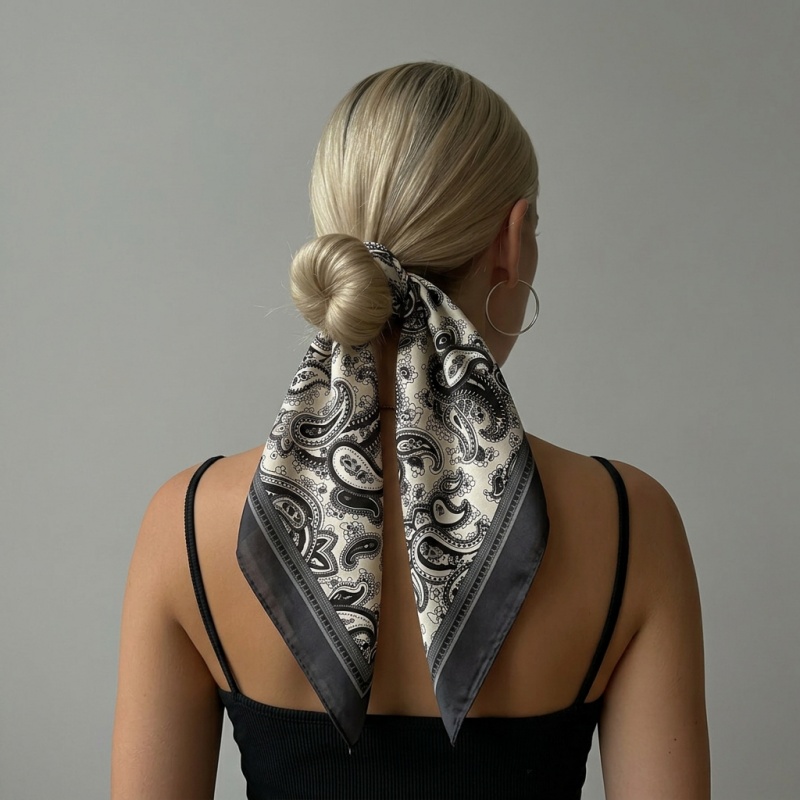 Luxury Satin Square Scarf Pais - Luxury Bags China 评论和价格